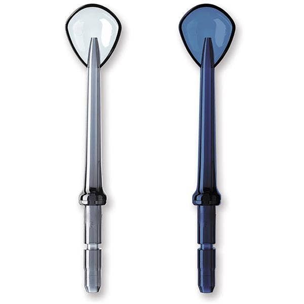 Two Waterpik tongue cleaner flosser tips